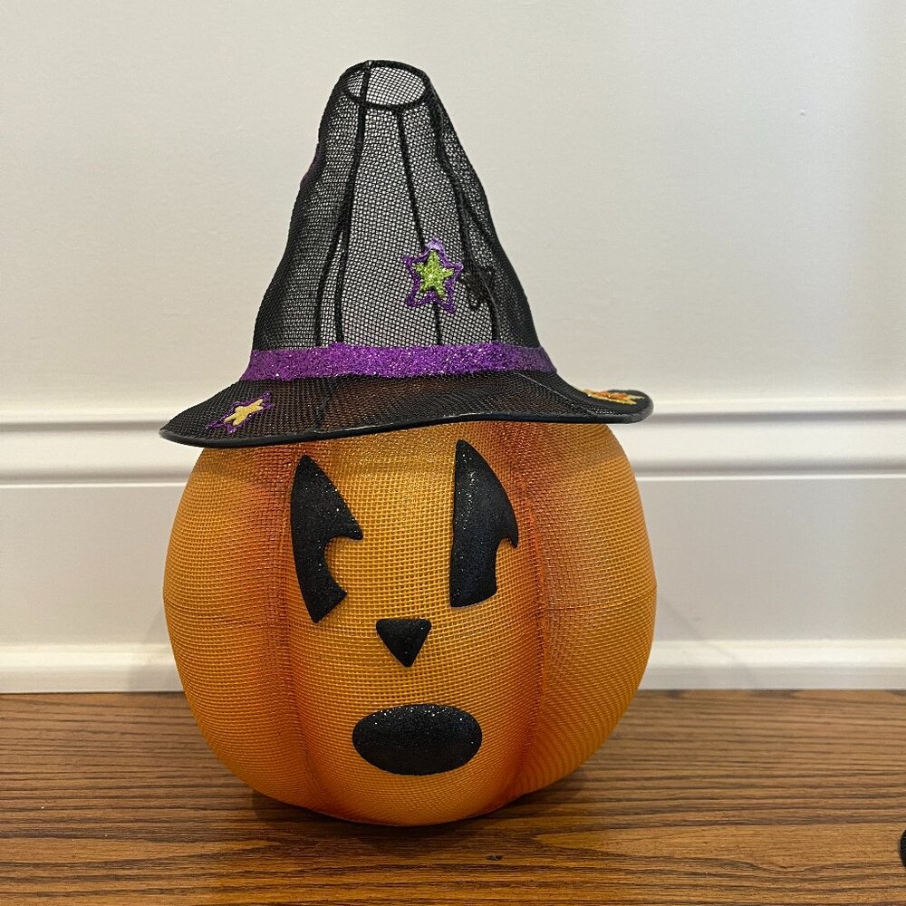 PartyLite Mr. Pumpkin Head Tealight Holder - 9 piece set - Picture 2 of 8